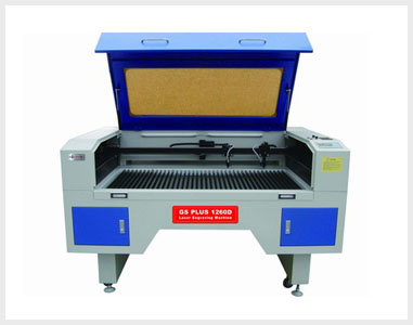 Double heads laser machine
